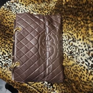 Vintage Chanel shopper tote